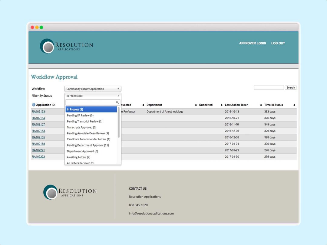 Faculty Activity Suite — Education project by Visian Systems