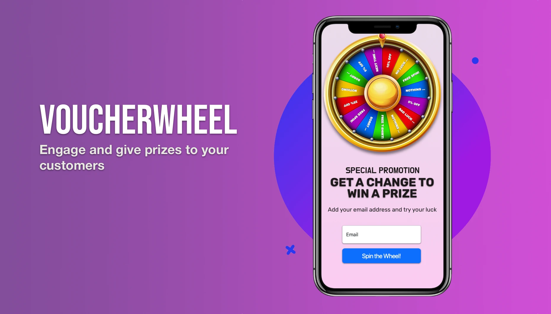 Voucher Wheel — Marketing project by Visian Systems